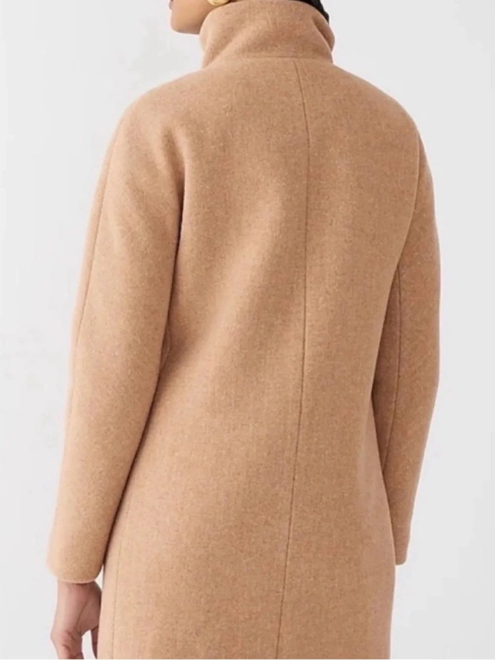 J.Crew Lodge Coat Italian Stadium-Cloth Wool - Size 6 - Picture 2 of 9